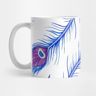 Peacock Feather Pattern Mug